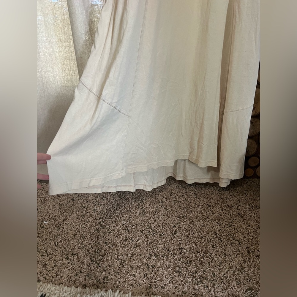 NWOT Free People Beach cream maxi dress size SP - Picture 6 of 13